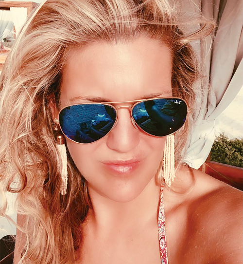 “I’m drawn to butterfly-shaped frames” Alexandra Kraft