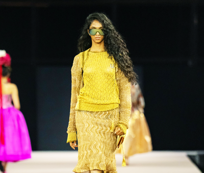 A BOLD DISPLAY ON THE RUNWAY BY VIVIENNE WESTWOOD